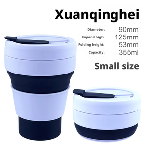 ขวดน้ำพับได้ซิลิโคนน้ำหนักเบาสีสันตามสั่ง สำหรับนักวิ่งและเป็นของขวัญ - Product Image 6