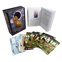 Échantillon gratuit de cartes de tarot en gros d'usine imprimant des cartes de jeu avec boîte