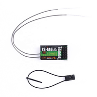 Récepteur sans fil Flysky FS-IA6 FS-IA6B 6CH compatible avec les contrôleurs Flysky I4 I6 I10 GT2E GT2F GT2G pour véhicule RC, avion, drone