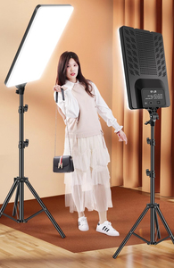 Kit d'éclairage vidéo LED professionnel bicolore avec support, lumière d'appoint pour selfie, photographie, TikTok, <span class=keywords><strong>YouTube</strong></span> et maquillage - Product Image 5