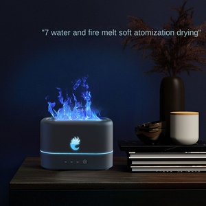 Hxtc88 phòng ngủ đầy màu sắc hương liệu Máy tạo độ ẩm mini nhỏ nhỏ cầm tay bảng 3D lửa ngọn lửa tinh dầu khuếch tán - Product Image 5