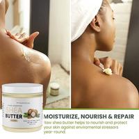 Soins de la peau 100% naturels purs, fabricant en gros ODM, hydratant corporel non raffiné OEM, nourrissant en profondeur avec beurre de karité
