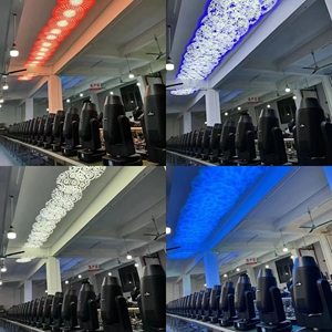 Nouvelle Lampe à Tête Mobile LED 400W Beam Spot Wash 3-en-1 avec Contrôle DMX Art-NET et Effets de Lumière LED CMY + CTO pour Scène et Stade - Product Image 6
