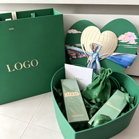 Boîte de maquillage cosmétique de luxe avec logo unique, emballage en papier pour produits de beauté, crème pour le corps, huile essentielle, ensemble d'emballage pour soins de la peau