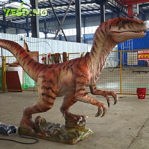 Modèle réaliste Velociraptor Silicone réaliste Animatronic Raptor intérieur extérieur utilisation parc d'attractions aire de jeux musée des dinosaures - Product Image 5