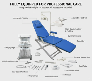 High Quality Foldable <strong>Dental</strong> <strong>Chair</strong> Electric <strong>Dental</strong> <strong>Unit</strong> in Hospital Portable <strong>Dental</strong> <strong>Chair</strong> <strong>Unit</strong> - Product Image 4
