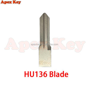 Carcasa de llave remota plegable con 2 botones HU136 para Renault Megane 3, Dacia Duster, Kadjar, Captur, Symbol, FCC ID: CWTWB1G767 - Product Image 2