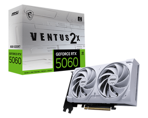 Nueva Tarjeta Gráfica para Juegos GeForce RTX 5060 8G VENTUS 2X OC BLANCA 2025, GPU RTX 5060 8G para PC de Escritorio - Product Image 1