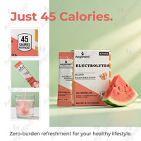 Sachets de poudre d'électrolytes à marque privée saveur pastèque, rehydratation rapide, sachets individuels OEM pour le sport et l'hydratation