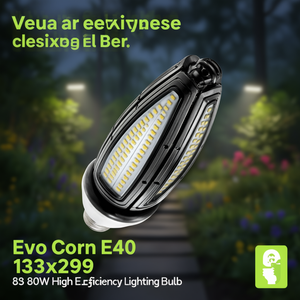 Lampadina a LED Evo Corn E40 80W 133x299 ad alta efficienza - Product Image 3