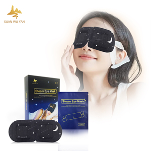 Masque oculaire chauffant jetable personnalisé avec logo pour le <span class=keywords><strong>syndrome</strong></span> de l'œil <span class=keywords><strong>sec</strong></span> et le soulagement de la fatigue, compresse chaude à vapeur - Product Image 1