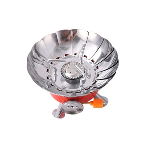 Estufa de Gas Ultraligera de 424g, Plegable, de Una Pieza, con 10+ Deflectores de Viento, Encendedor Incorporado, OEM, para Senderismo, Picnic y Camping - Product Image 1