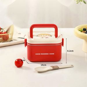 304 Stainless Steel Portable Insulated Adult Bento <b>Lunch</b> <b>Box</b> Set Dual Tier 2-Compartment Stackable Thermal BPA Free <b>Lunch</b> - Product Image 6