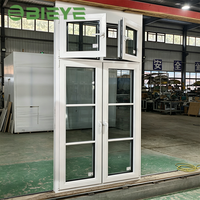 Custom Made 86 Aluminium Timber Composite Window Tempered Safety Glass for Private Mansion Construction Projects