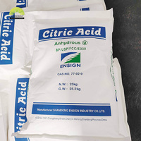 Poudre anhydre CAS 5949 de monohydrate d'acide citrique casher halal de SUNWAY E330
