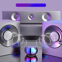 Système audio stéréo sans fil portable LSS0624 3W BT V5.0 avec microphone intégré, rechargeable, utilisation intérieure/extérieure, promotionnel pour téléphone