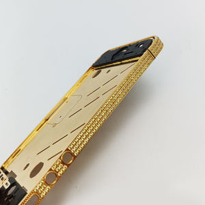 Популярная классика для <span class=keywords><strong>iPhone</strong></span> <span class=keywords><strong>4</strong></span>, роскошная Золотая оправа для телефона с 3-х рядным золотым цирконием, защитный бампер для <span class=keywords><strong>iPhone</strong></span> - Product Image 3