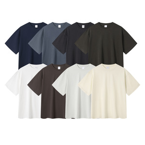 Nueva Camiseta Sorona de Manga Corta, Secado Rápido, Antibacteriana, Holgada, Color Menta, 150g, Ligera, Color Sólido, Hombros Caídos, para Hombre y Mujer - Product Image 1