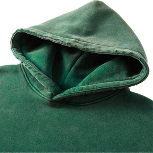 Unisex High Quality <b>Pullover</b> Hooded Sweatshirt Customizable Heavyweight Denim Print ODM <b>Men</b> Embroidered Autumn Use - Product Image 2