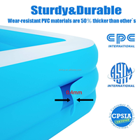 Piscine gonflable en PVC hors sol pour adultes et enfants, fournitures de piscine pour jardin et arrière-cour en vente