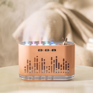 Mới Sáng Tạo 700Ml 5 Vòi Phun Năng Động Âm Thanh Pickup Thông Minh Độ Ẩm Khuếch Tán Siêu Âm Độ Ẩm Không Khí Với 7 Màu Sắc Ánh Sáng - Product Image 3