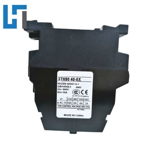 โมดูลรีเลย์กลางแบบใหม่ รุ่น 3TH8040-0XN2 ตัวควบคุมการเขียนโปรแกรม PLC 3TH80400XN2 มีสินค้าในสต็อก - Product Image 1