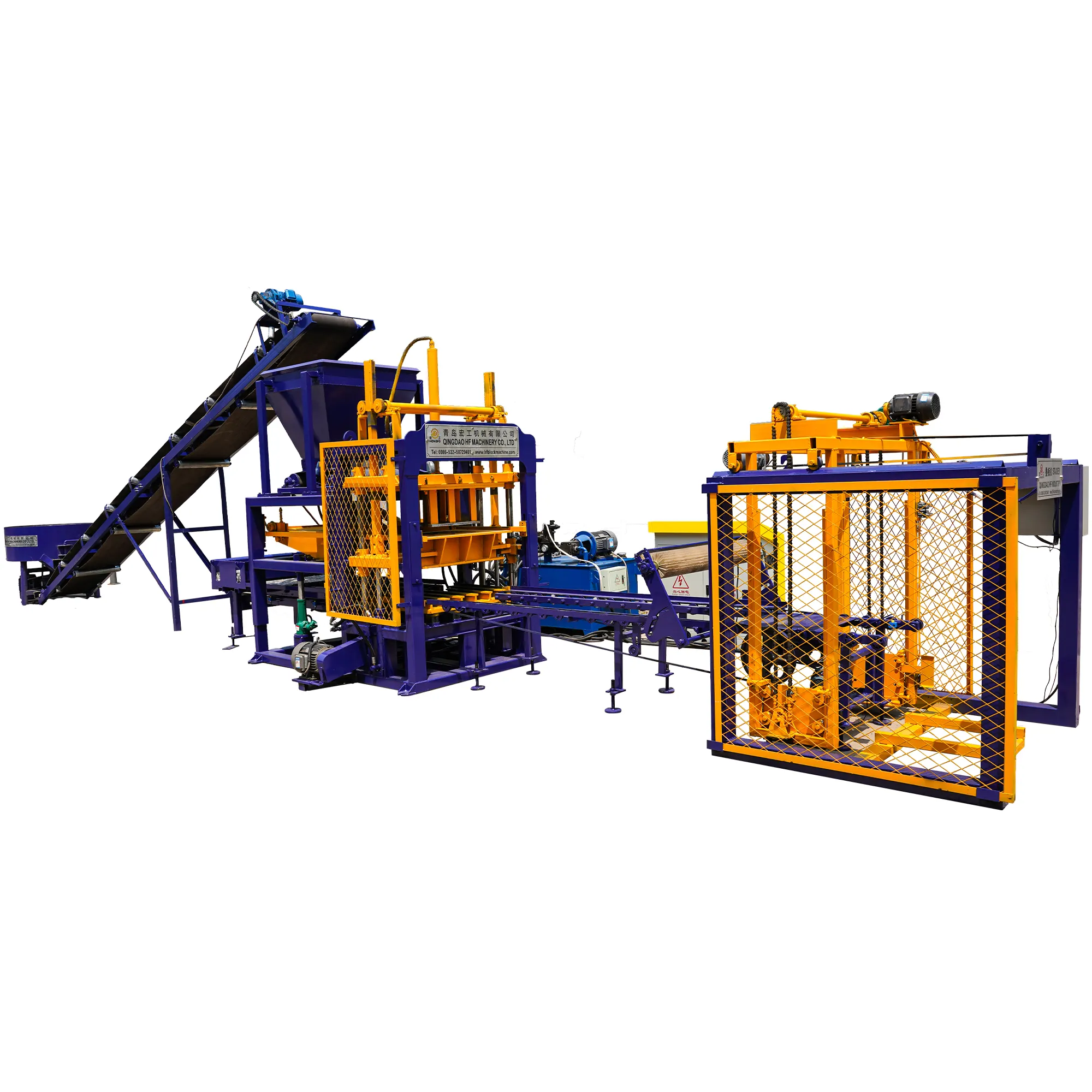 QT4-16 Fully automatic cement block making machine block factory supplier price