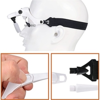 Highly Recommend Professional Rechargeable Light Weight Head Magnifying Glasses with 2 LED Light