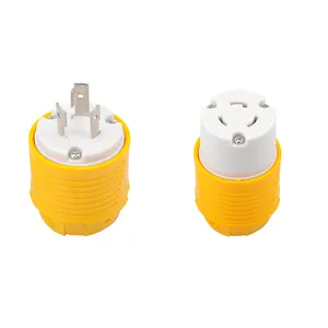 P020 NEMA L6-20P Locking Plug Connector untuk Generator Twist Lock Male Plug 20 Amp 250 Volt 20 Amp Penggantian Plug