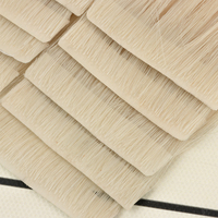 Extensions de cheveux invisibles en ruban adhésif, 100% cheveux russes Remy, réutilisables, faciles à installer, lisses comme de la soie, qualité supérieure 12A