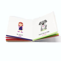 Service d'impression de livres cartonnés personnalisés pour enfants, très demandé, avec pages en carton épais pour l'apprentissage précoce