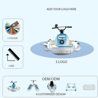 Jet ski électrique gonflable pour adultes, mini scooter aquatique électrique pour loisirs nautiques