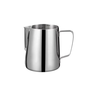 Grand pichet à <span class=keywords><strong>lait</strong></span> en acier inoxydable <span class=keywords><strong>Barista</strong></span> <span class=keywords><strong>Pot</strong></span> et mousseur pour café et thé Latte Art Nouveau pichet pour boissons chaudes - Product Image 1