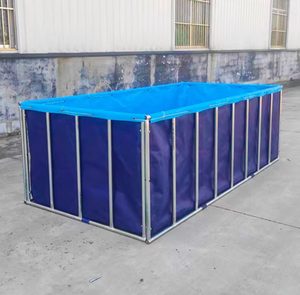 Prix des réservoirs en PVC pour l'élevage de poissons, système d'aquaculture à recirculation haute densité, filtre à protéines en HDPE PVC, assemblage facile, garantie 6 ans - Product Image 2