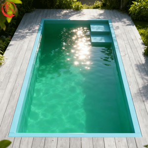 Patio trasero tamaño pequeño Piscina fibra de vidrio 4 metros <span class=keywords><strong>sobre</strong></span> <span class=keywords><strong>el</strong></span> suelo Mini piscina para <span class=keywords><strong>el</strong></span> hogar para adultos diversión acuática al aire libre - Product Image 6