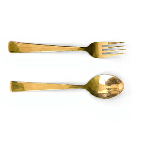 Stainless Steel Modern <b>Portable</b> Flatware <b>Set</b> with Stainless Steel Handles Mirror Polish for Wedding Decorations - Product Image 2
