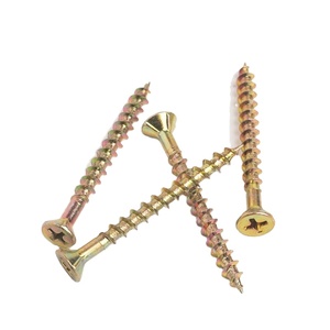 Kẽm mạ Pozi ổ đĩa đôi <span class=keywords><strong>csk</strong></span> phẳng đầu ván vít gỗ vít fiberboard vít - Product Image 1