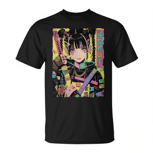 T-shirt streetwear japonais Cyberpunk Y2k Hip Hop Techwear Manga Anime - Product Image 2