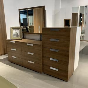 NOVA Queen – ensemble de <span class=keywords><strong>chambre</strong></span> à <span class=keywords><strong>coucher</strong></span> en mélamine, meubles, lit de mariage moderne, lit de King Size, lits d'adultes complets en bois - Product Image 3