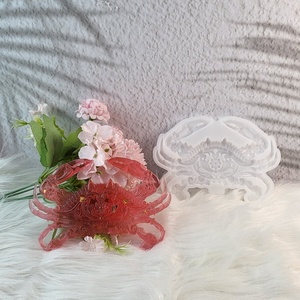 Handmade Resin Casting Molds for DIY Ins Style Decorative Ornaments X0042 <b>Crab</b> Silicone Desktop Tools Cake Tools - Product Image 3