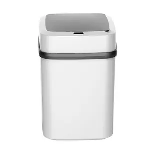New Smart Garbage Can 13L/15L Large Capacity Auto Sensing Can Kitchen Smart Sensor Bin With Knee Touch