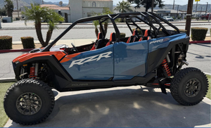 RZR Pro S 4 Premium Orange et Bleu UTV 181HP Moteur Turbocompressé 925cc EFI Direction Rapide EPS Tout-Terrain Side By Side - Product Image 3