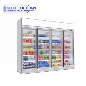 Frezer réfrigérateur congélateur profond affichage de boissons froides équipement de réfrigération
