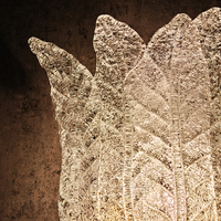Applique murale verticale extra haute en verre feuille, LED blanc chaud, pour éclairage latéral de villa, couloir d'escalier, chambre