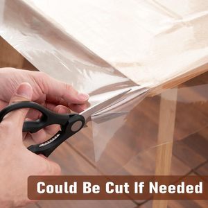 Nhựa bảng vải bìa trong suốt PVC tấm bảng vải bảo vệ không thấm nước và dầu-proof rõ ràng Khăn trải bàn - Product Image 4