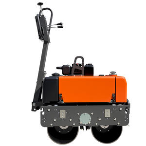 Rullo Compattatore Stradale Idraulico Vibrante a Spinta 500kg 700KG 800kg Piccolo Rullo Stradale - Product Image 3