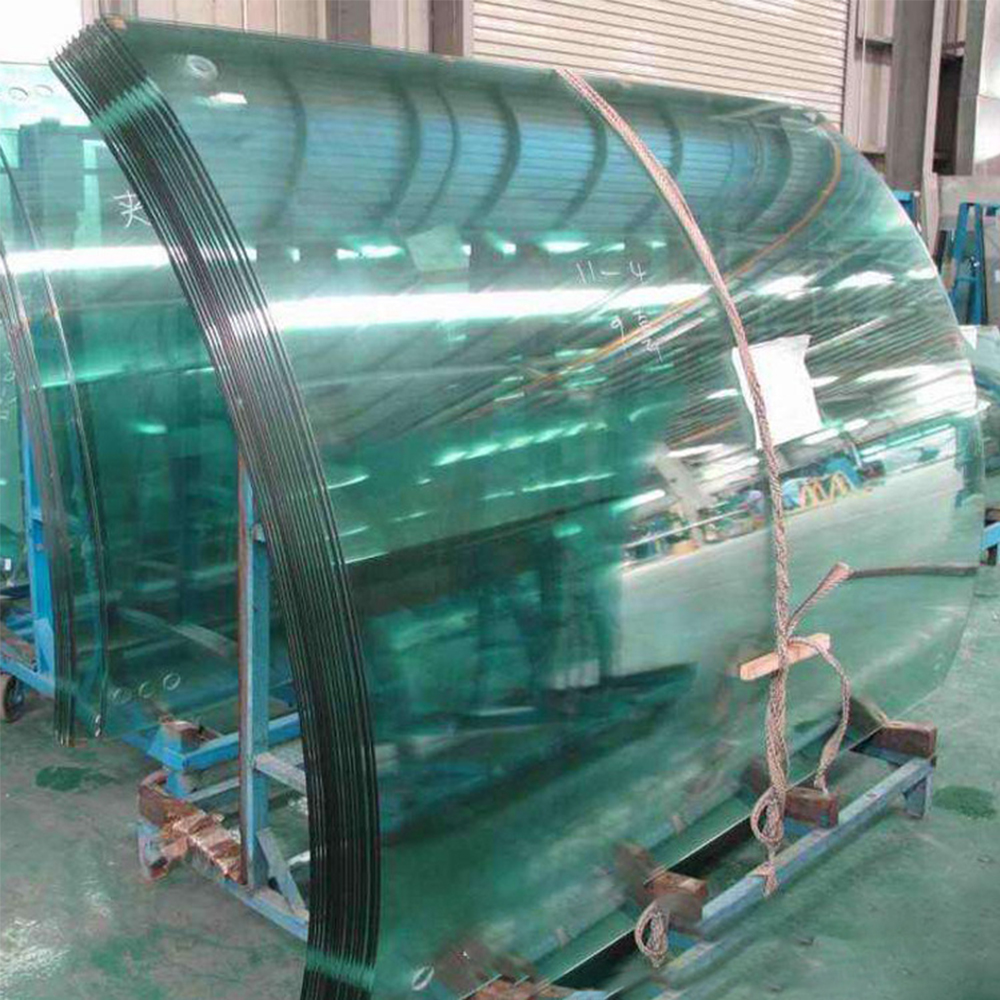 Profession elle Gebäude Glasfabrik liefern klar CURVED TEMPERED GLASS