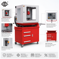 Centre d'usinage CNC miniature SIEG Fa4-Pro IKX1, machine CNC de table à 3 axes pour l'éducation, le laboratoire, l'équipement de fablab