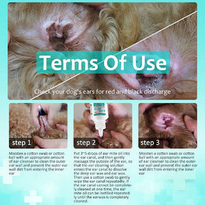 <span class=keywords><strong>Traitement</strong></span> anti-acariens pour chiens et chats sous marque privée, Gouttes pour l'infection auriculaire, Gouttes nettoyantes pour les oreilles des animaux avec aloe vera apaisant - Product Image 6