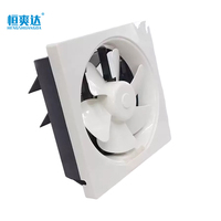 Ventilateur d'extraction à obturateur en plastique APB/ASB, antistatique, anti-âge, avec roulement à billes ABS, faible bruit, 220V, commande par bouton, montage mural - Nouveau